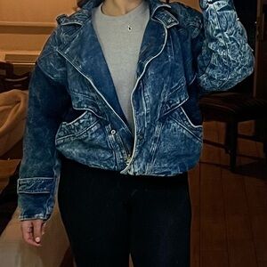 New York Girl Jean Puffed Jacket!